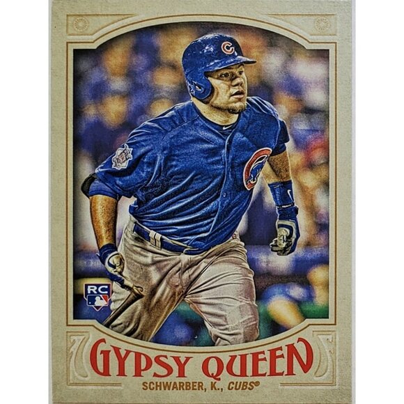 KYLE SCHWARBER ROOKIE 2016 TOPPS GYPSY QUEEN #126, CHICAGO CUBS, PHILLIES - Picture 3 of 3